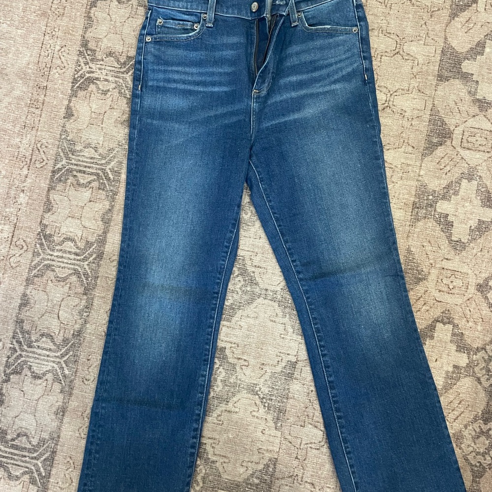 pistola Straight Leg Women's Jeans in Deep Blue Wash